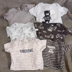 6 Carter onesies 18 months set